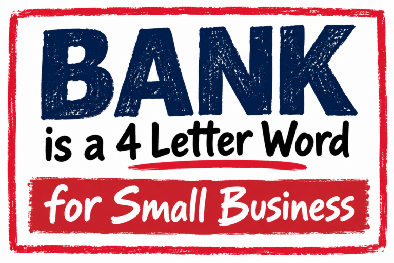 Bank is a 4 letter word